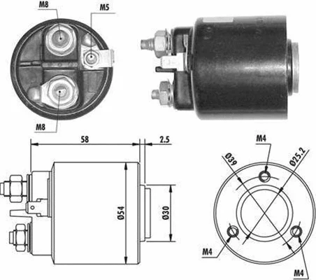 Solenoid Switch, starter (940113050061)