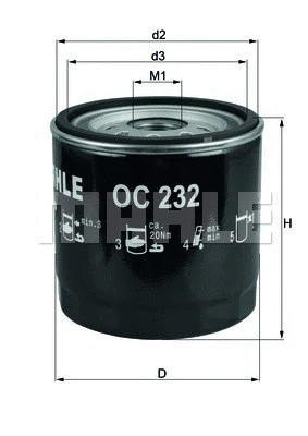 Oil Filter (154096417470)
