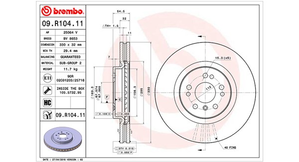 Brake Disc (360406064201)