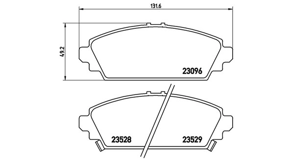 Brake Pad Set, disc brake (363700428031)