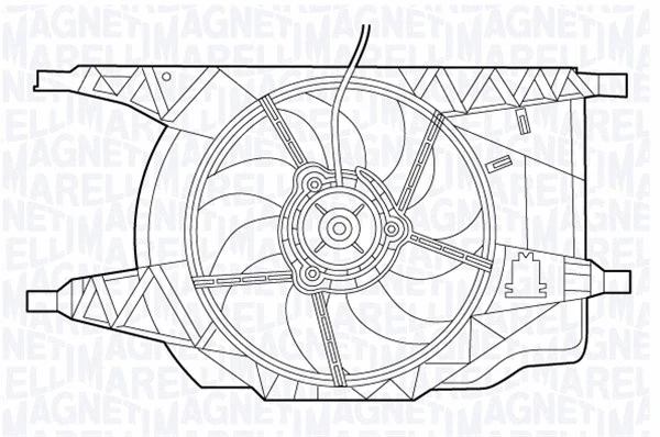 Fan, engine cooling (069422536010)