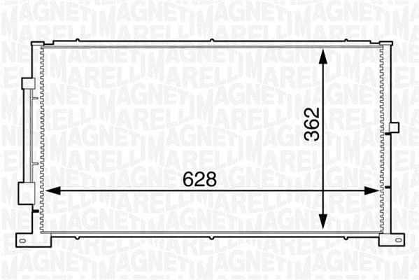 Condenser, air conditioning (350203608000)