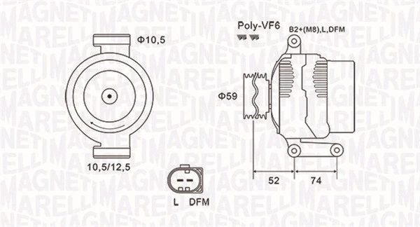 Alternator (063731928010)