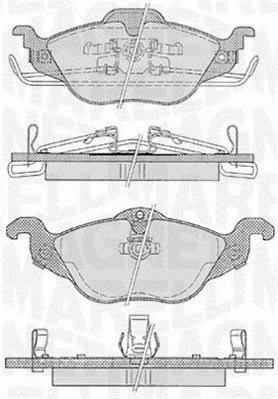 Brake Pad Set, disc brake (363916060355)