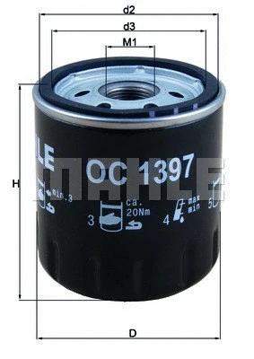 Oil Filter (154072427605)