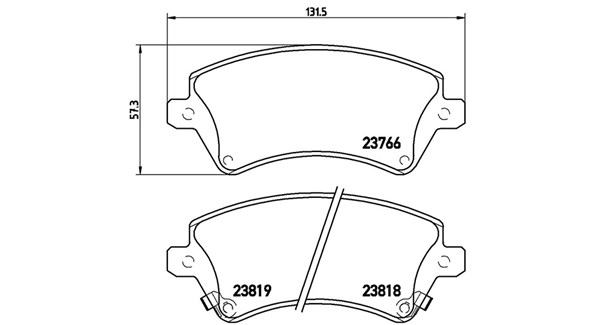 Brake Pad Set, disc brake
