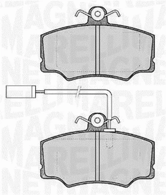Brake Pad Set, disc brake (363916060119)