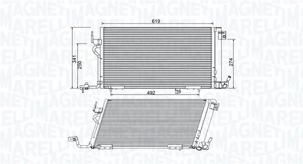 Condenser, air conditioning (350203994000)