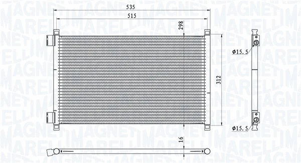 Condenser, air conditioning (350203944000)