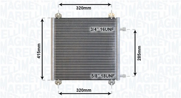 Condenser, air conditioning (350203866000)