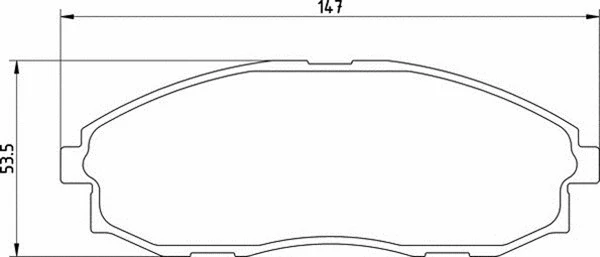Brake Pad Set, disc brake (363700201242)