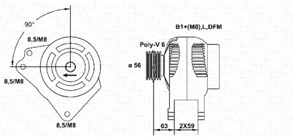 Alternator (063533490010)