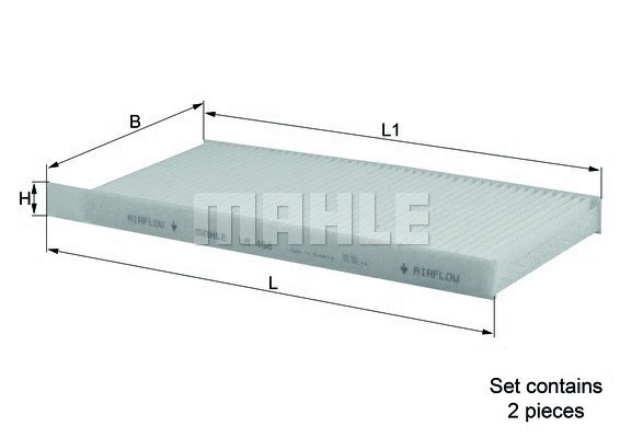 Filter, cabin air (154705218630)