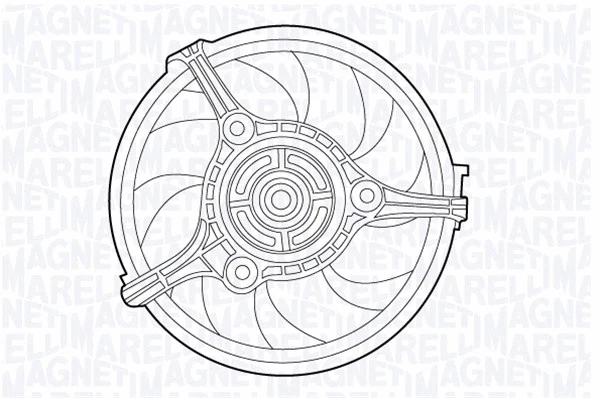 Fan, engine cooling (069422527010)