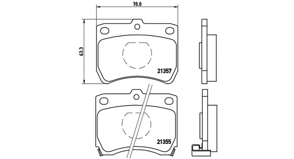 Brake Pad Set, disc brake (363700449013)
