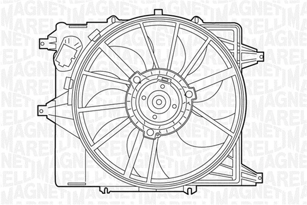 Fan, engine cooling (069422345010)