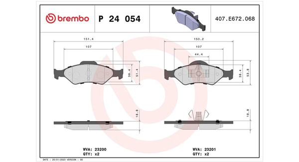 Brake Pad Set, disc brake