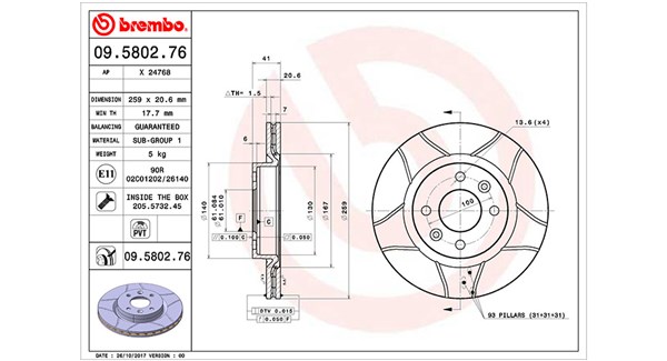 Brake Disc (360406043105)