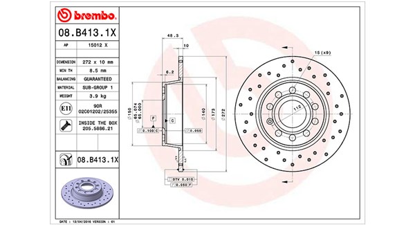 Brake Disc (360406107802)