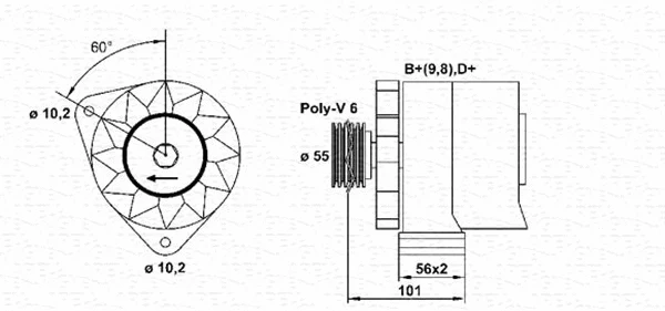 Alternator (943356620010)
