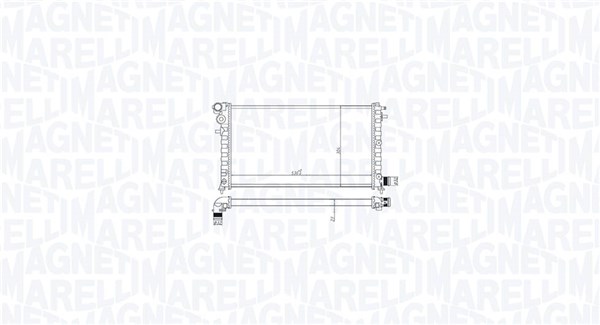 Radiator, engine cooling (350213213200)