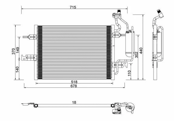 Condenser, air conditioning (359003220320)