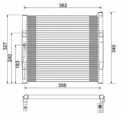 Condenser, air conditioning (359003220700)