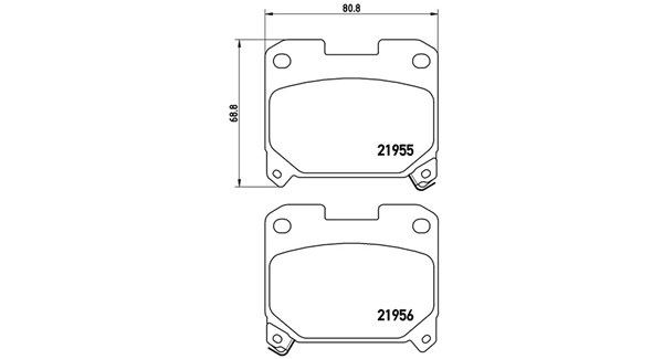 Brake Pad Set, disc brake (363700483091)