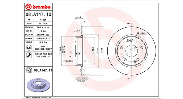 Brake Disc (360406065500)