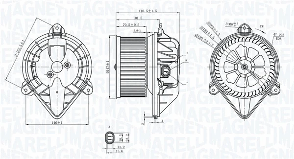 Interior Blower (069412399010)