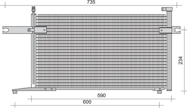 Condenser, air conditioning (350203396000)
