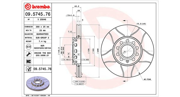 Brake Disc (360406001305)