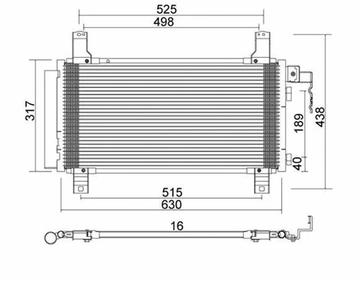 Condenser, air conditioning (359003220970)