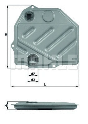 Hydraulic Filter, automatic transmission (154098127440)