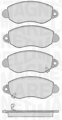 Brake Pad Set, disc brake (363916060556)