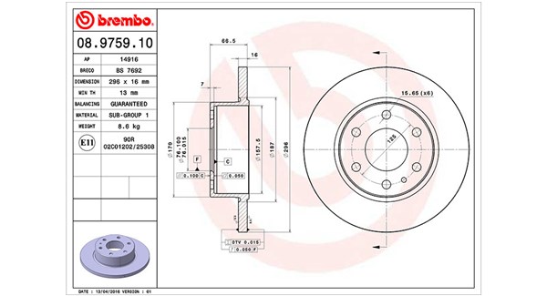Brake Disc (360406093400)