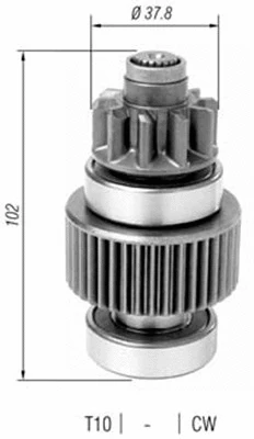 Pinion, starter (940113020383)