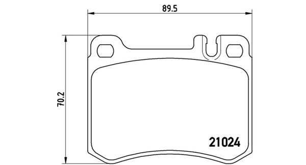 Brake Pad Set, disc brake (363700450014)