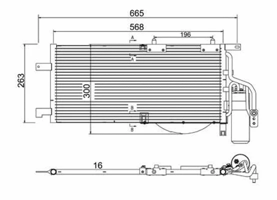 Condenser, air conditioning (359003221280)