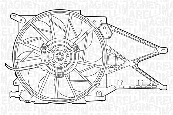Fan, engine cooling (069422343010)
