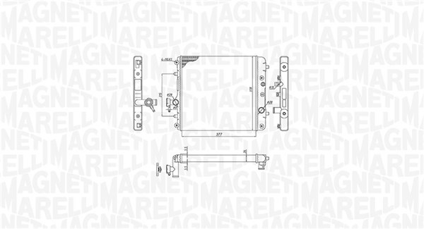 Radiator, engine cooling