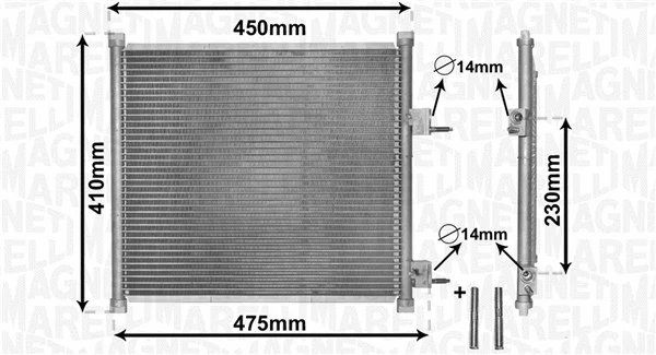 Condenser, air conditioning (350203869000)
