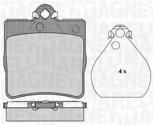 Brake Pad Set, disc brake (363916060311)