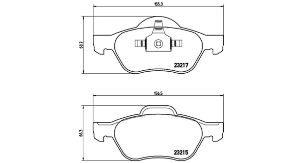 Brake Pad Set, disc brake (363700568048)