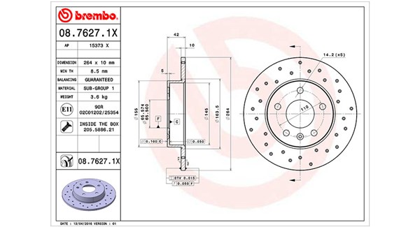 Brake Disc (360406039002)