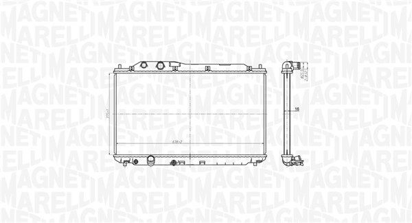 Radiator, engine cooling