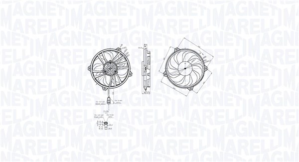 Fan, engine cooling (069422855010)