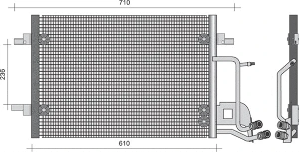Condenser, air conditioning (350203492000)