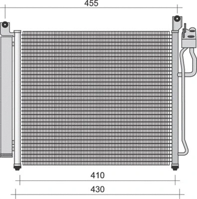 Condenser, air conditioning (350203252000)
