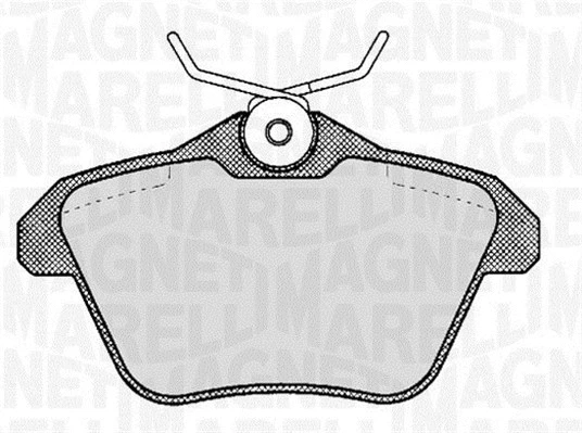 Brake Pad Set, disc brake (363916060111)